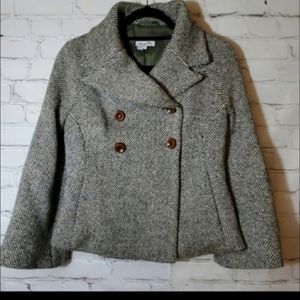 American Retro Paris Tan Tweed Double Breasted Jacket